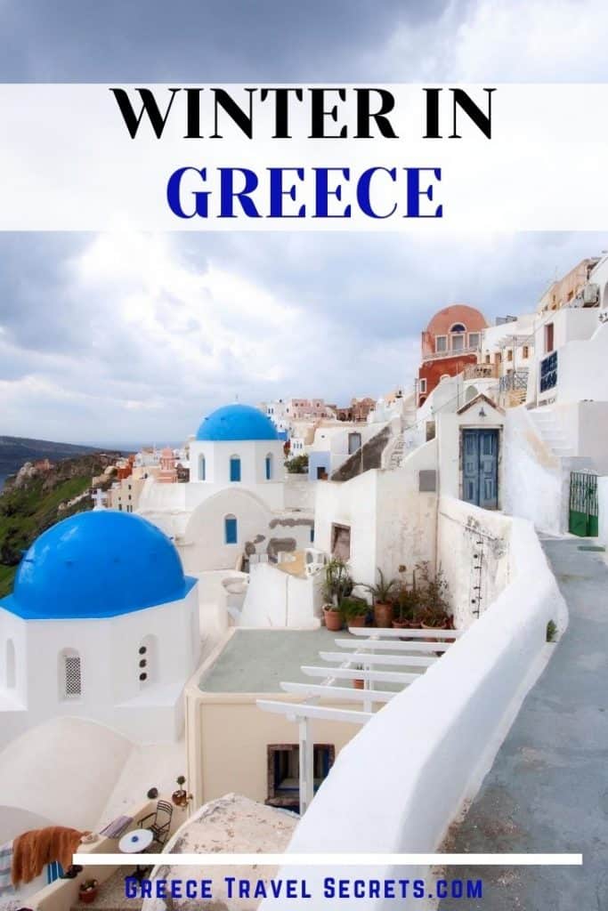winter in greece