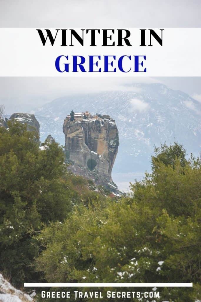 winter in greece