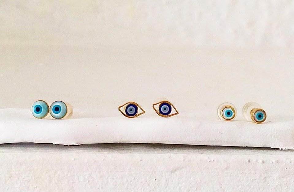 evil eye earings