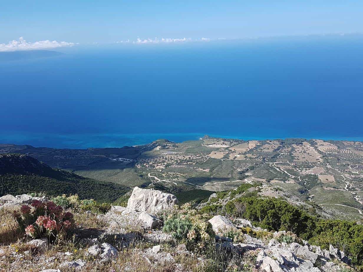 hiking in greece