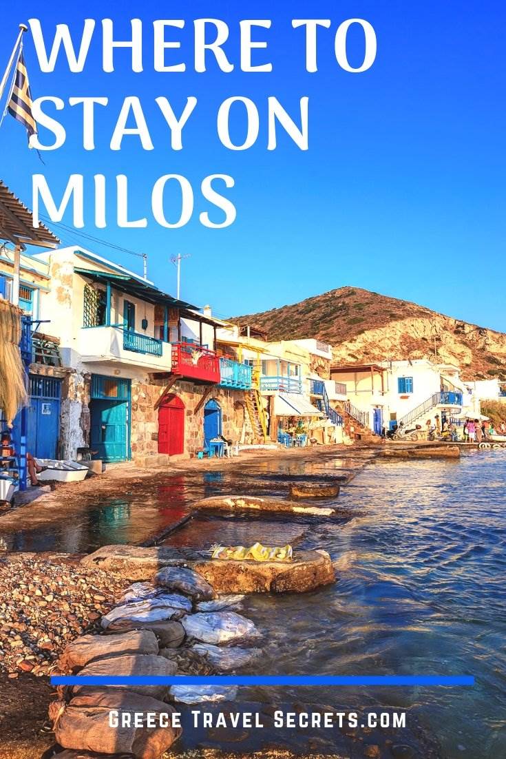 where to stay on Milos milos hotels greece