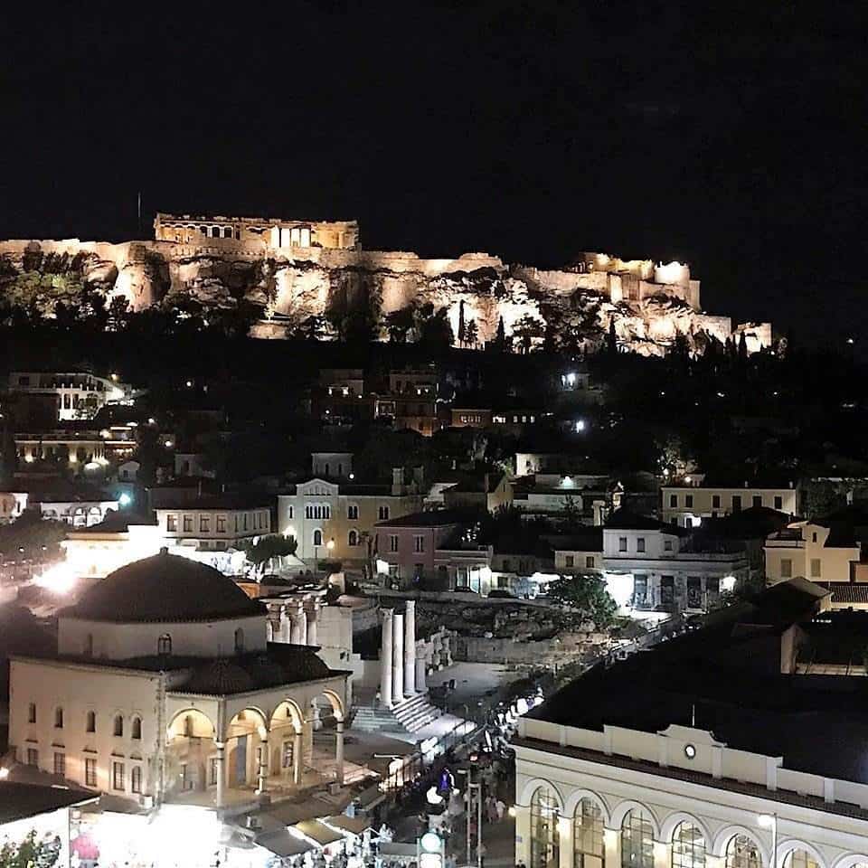 acropolis view from athens hotel