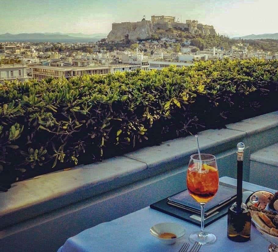 hotel with acropolis view