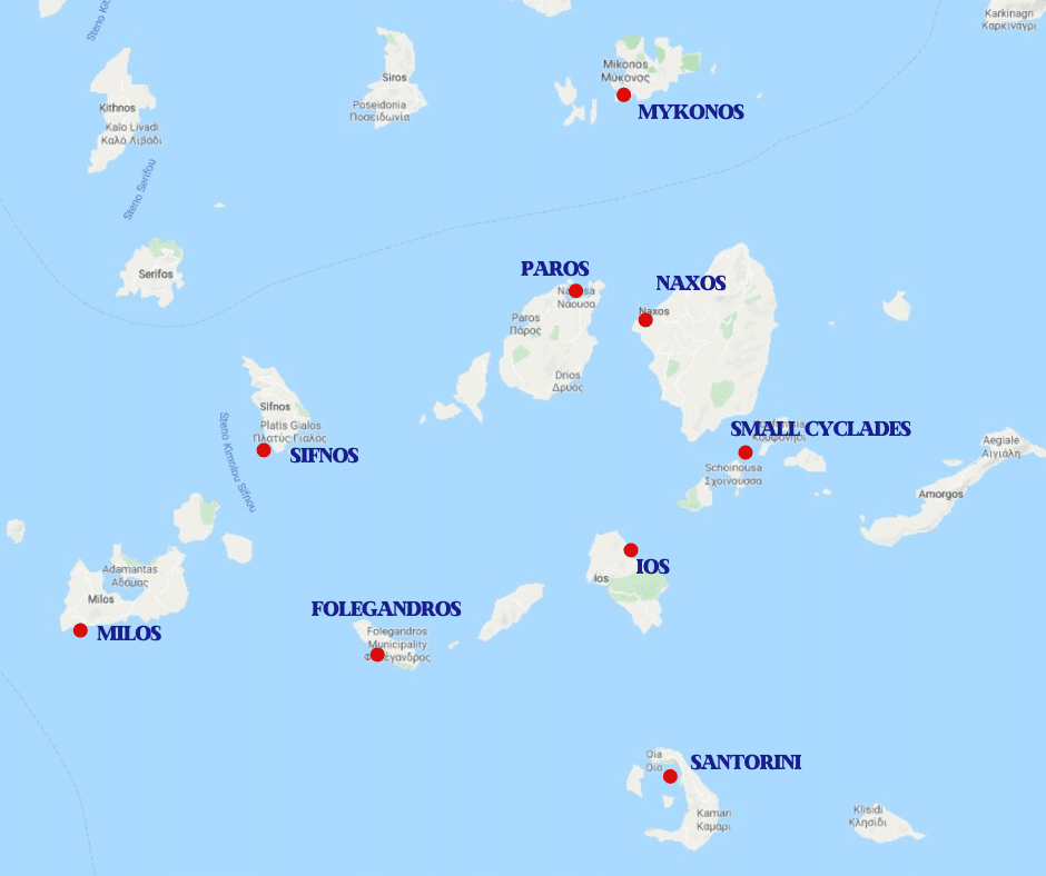 sailing greek islands