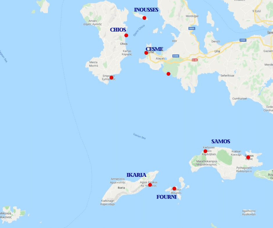 sailing greek islands