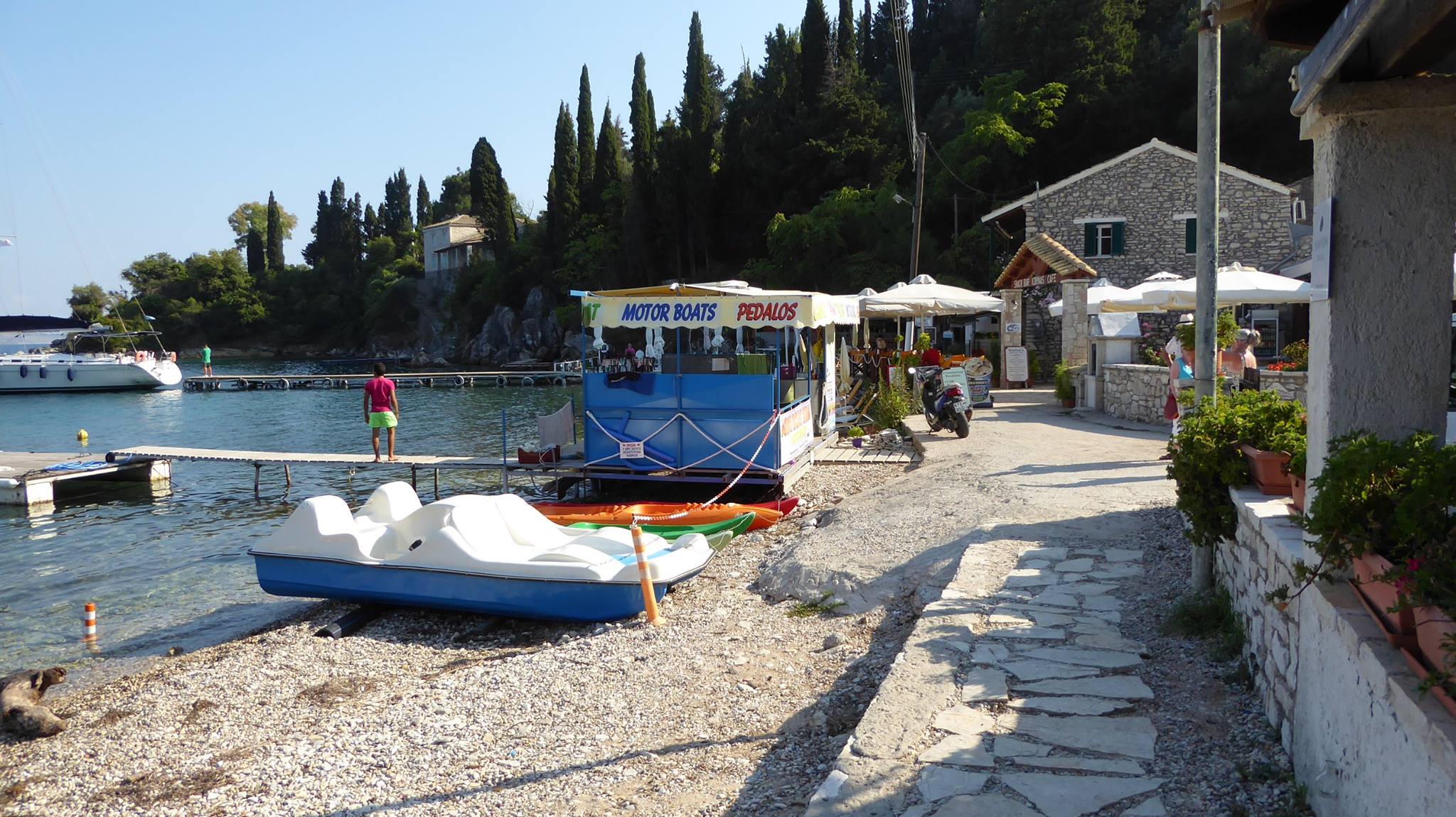 pedal boats Kavos