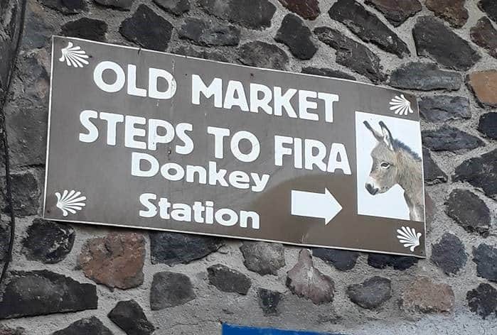 santorini donkey ride