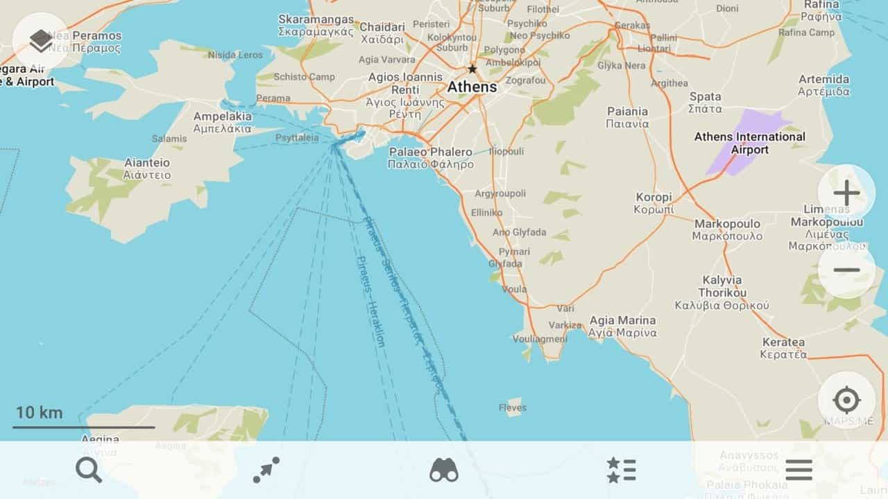 map app for greece