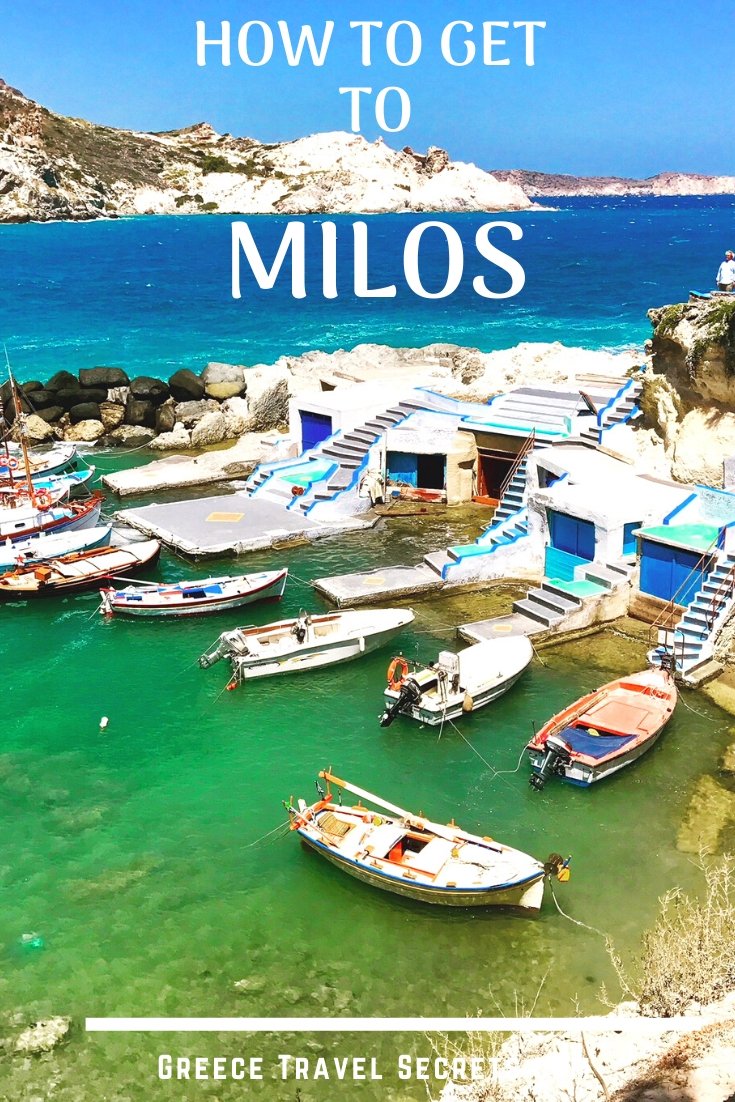 HOW TO GET TO MILOS fishermans huts milos