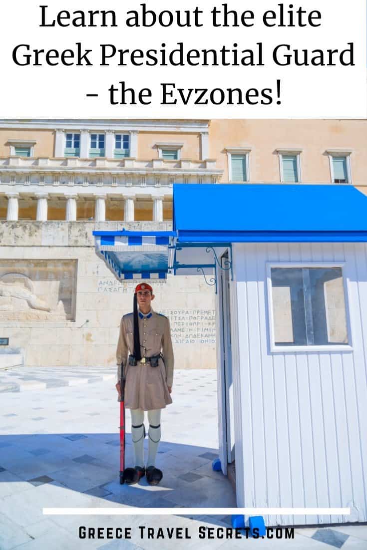 evzones pin greek guard